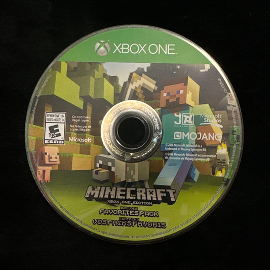 Minecraft Xbox One Edition for Xbox One (loose disc)