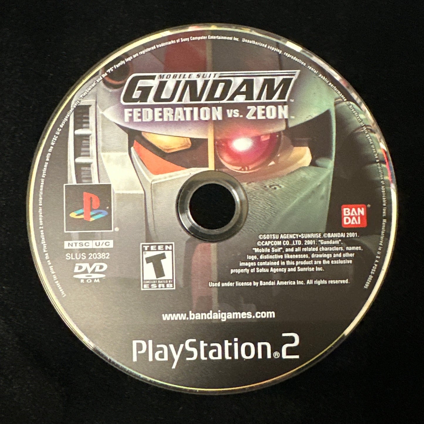 Mobile Suit Gundam Federation vs. Zeon for PS2 (loose disc)