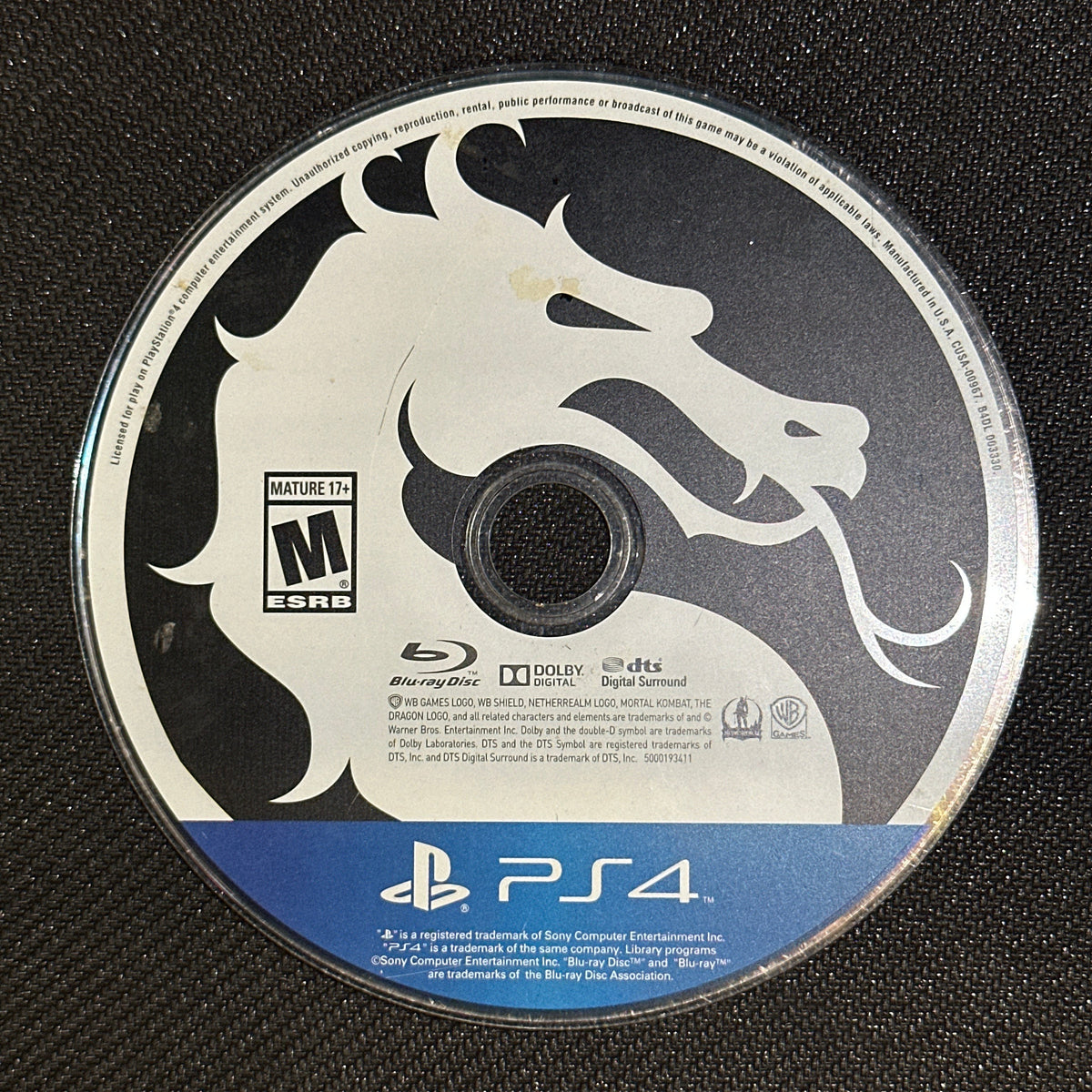 Mortal Kombat 11 for PlayStation 4 (Loose Disc)