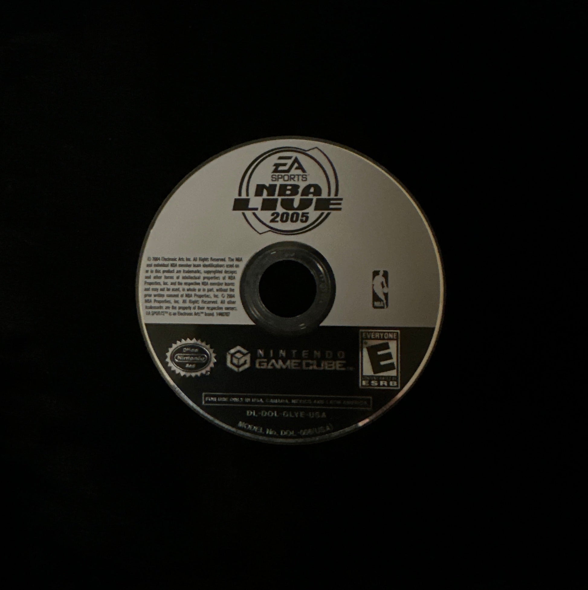 NBA Live 2005 for Nintendo GameCube (loose disc)