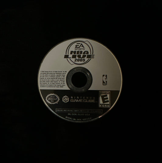 NBA Live 2005 for Nintendo GameCube (loose disc)
