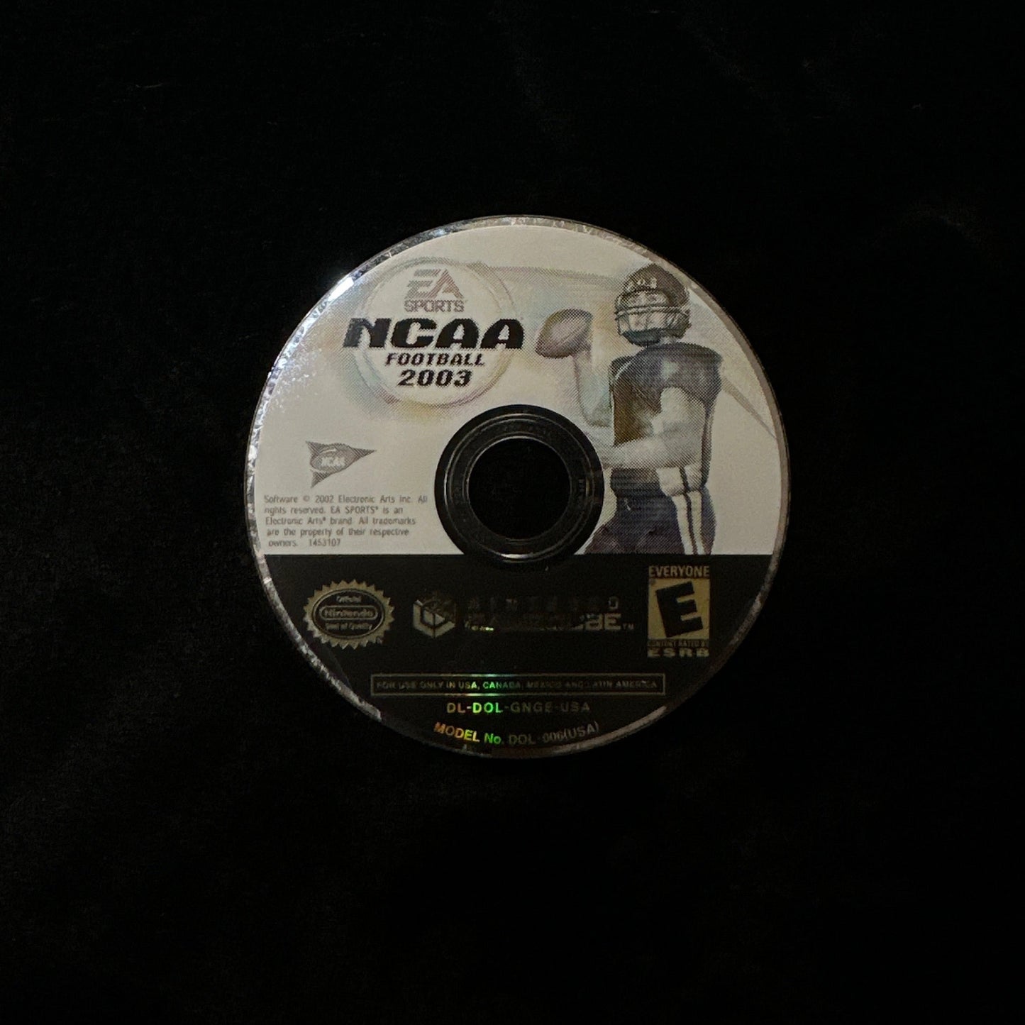 NCAA Football 2003 for Nintendo GameCube (loose disc)
