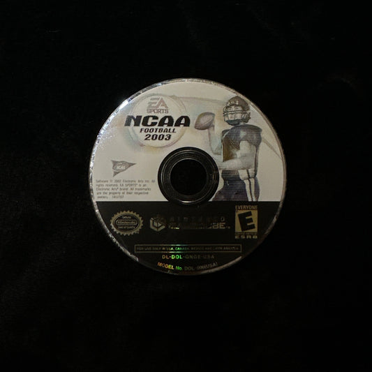 NCAA Football 2003 for Nintendo GameCube (loose disc)