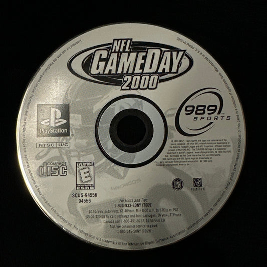 NFL Gameday 2000 for PlayStation (loose disc)