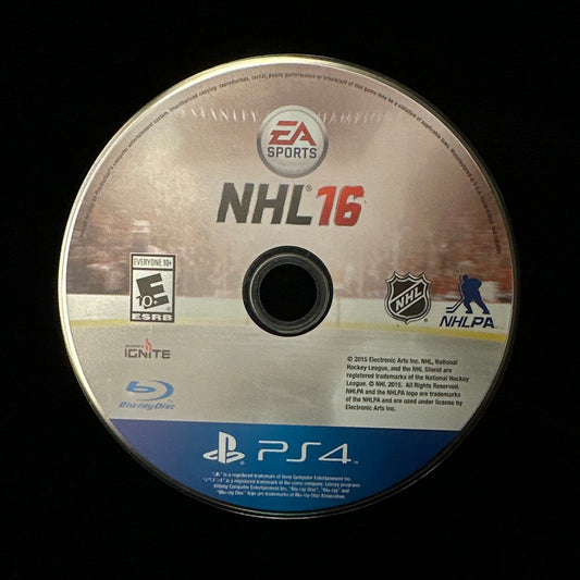 NHL16 for PS4 (loose disc)