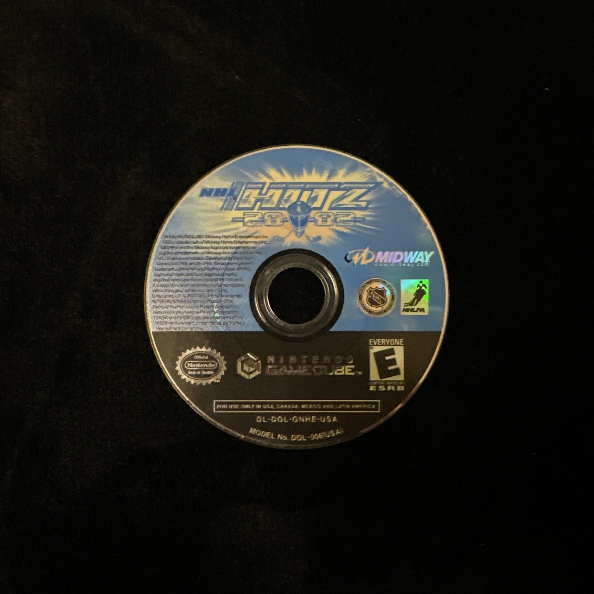 NHL Hitz 2002 for Nintendo GameCube (loose disc)