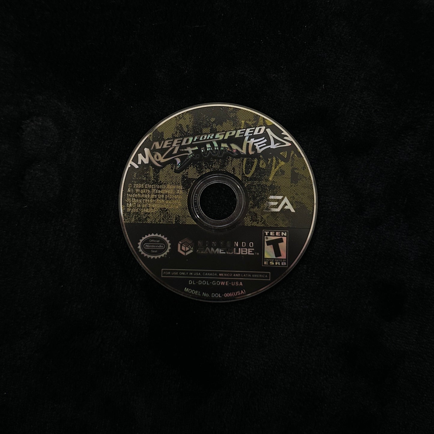 Need for Speed Most Wanted for Nintendo GameCube (loose disc)