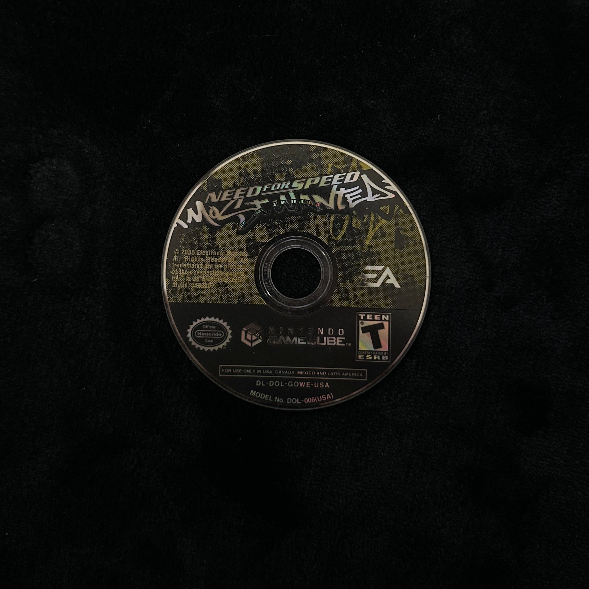 Need for Speed Most Wanted for Nintendo GameCube (loose disc)