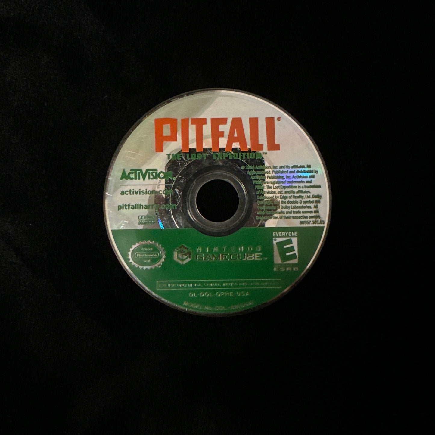 Pitfall the Lost Expedition for GameCube (loose disc)