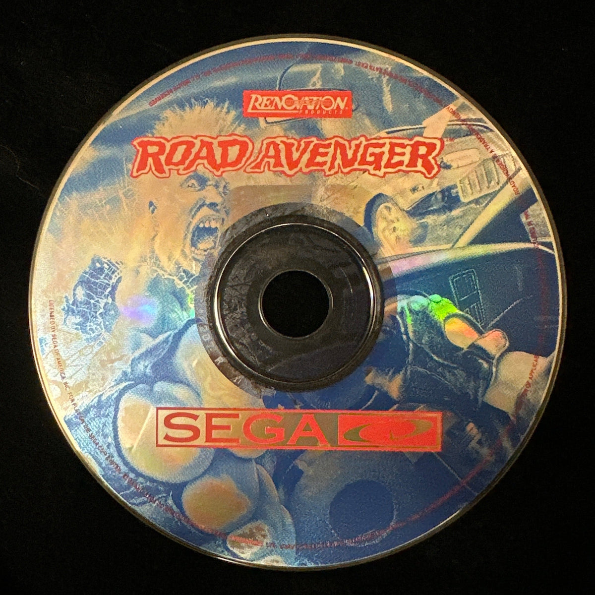 Road Avenger for Sega CD (loose disc)