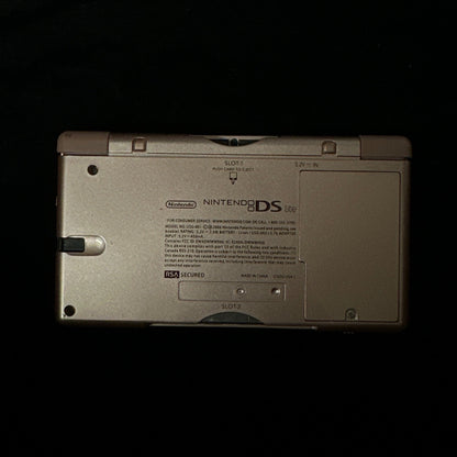 Rose Gold Nintendo DSi Lite Closed back