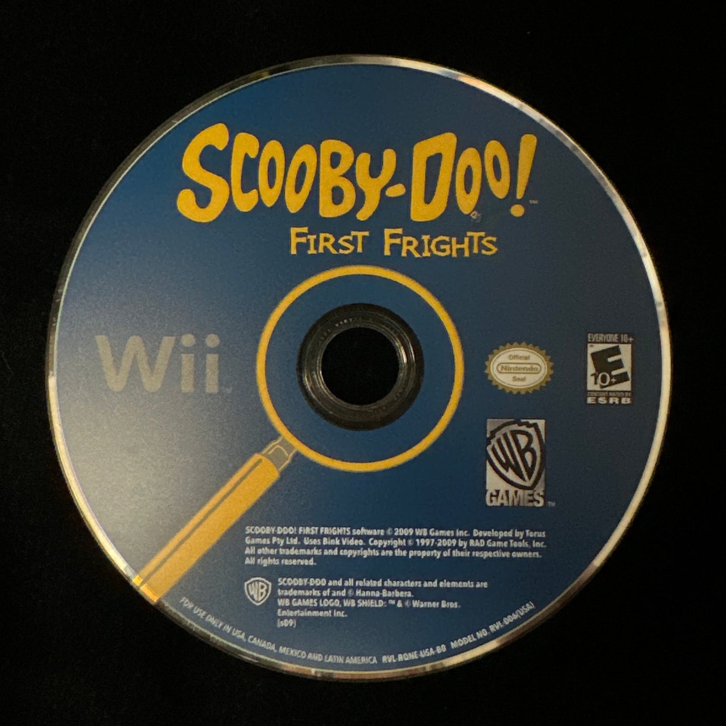 Scooby-doo! First Frights for Wii (loose disc)