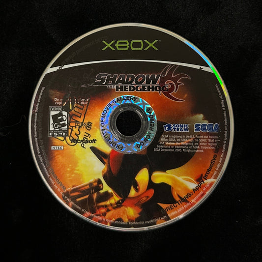 Shadow the Hedgehog for Xbox (loose disc)