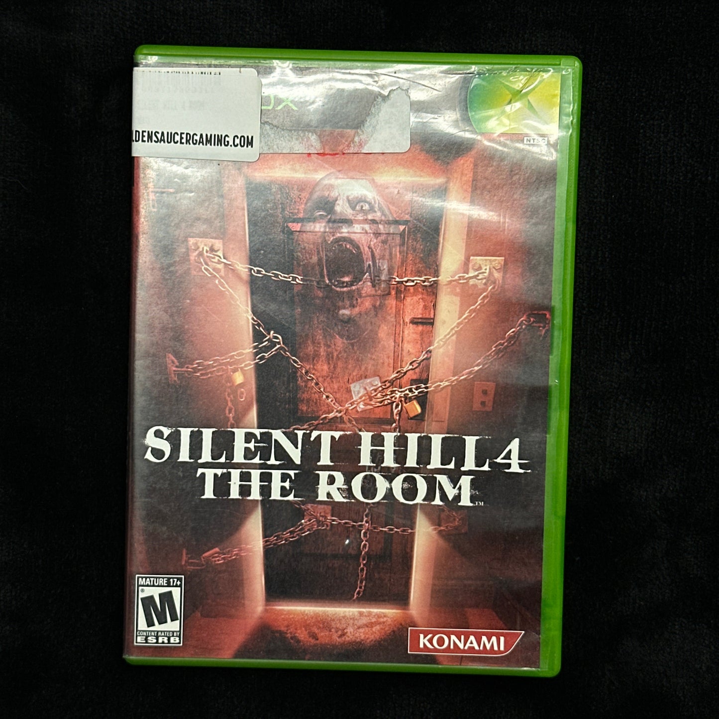 Silent Hill 4: The Room game case on a dark background