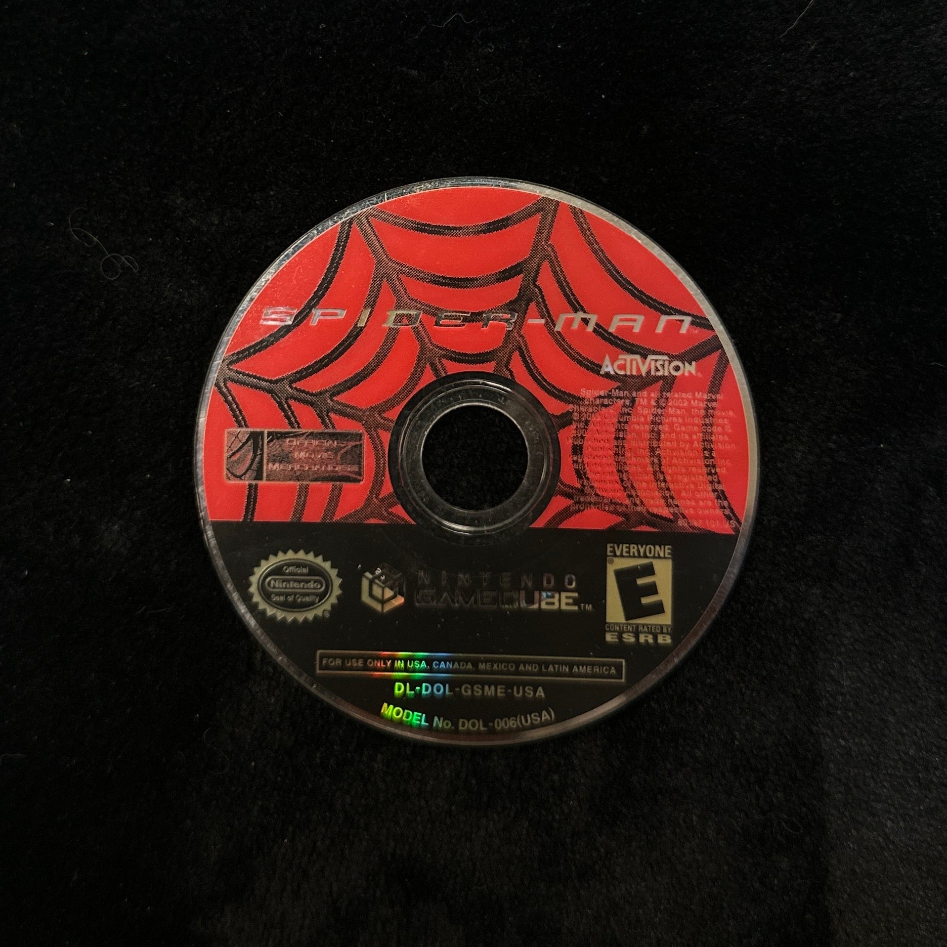 Spider-man for Nintendo GameCube (loose disc)