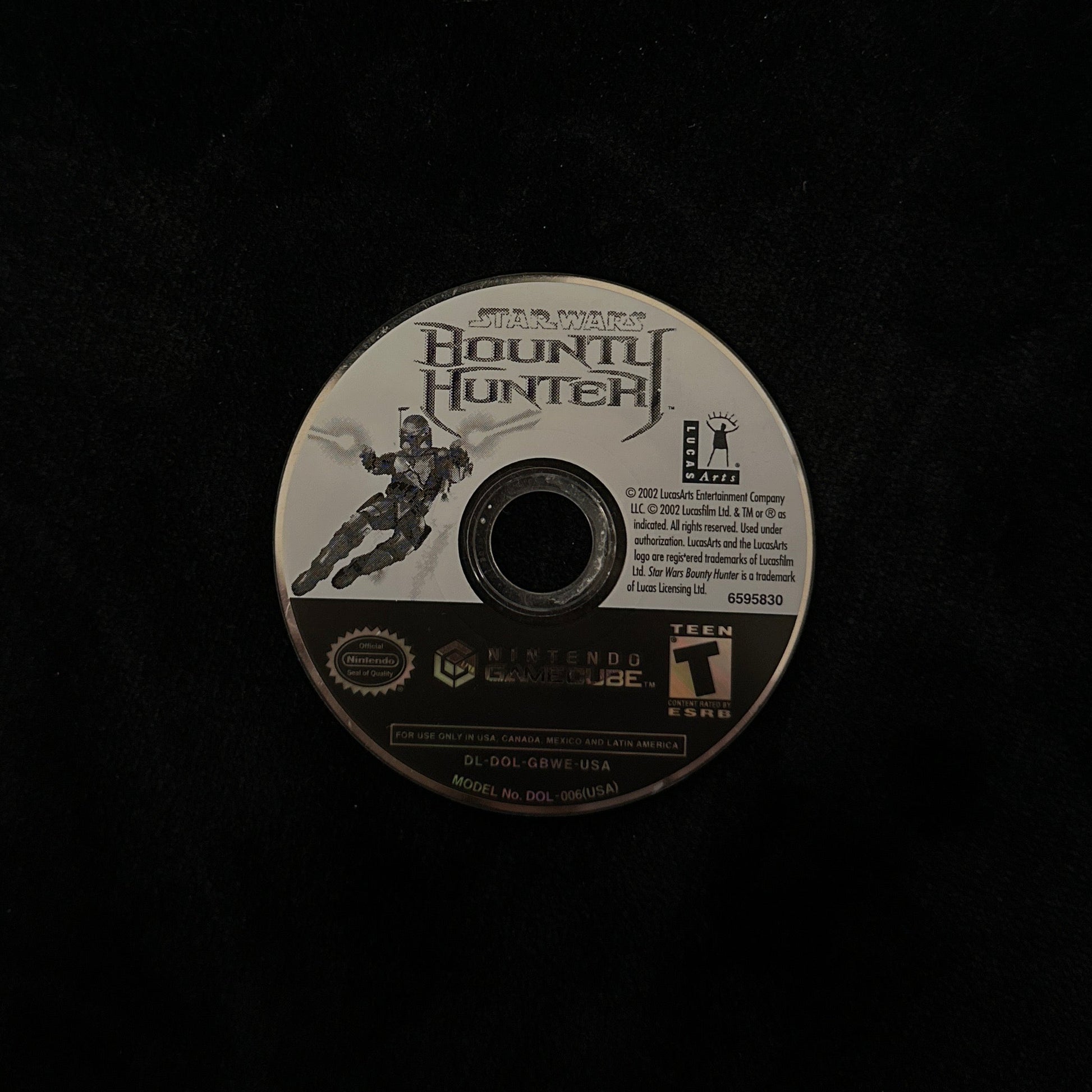 Star Wars Bounty Hunter for Nintendo GameCube (loose disc)