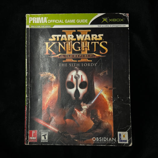 Star Wars Knights of the Old Republic ii The Sith Lords Prima Official Game Guide Front