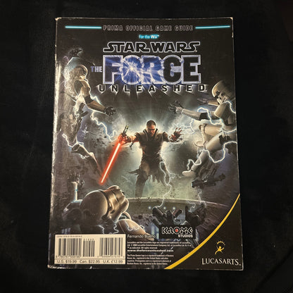 Star Wars the Force Unleashed Prima Official Game Guide side 2