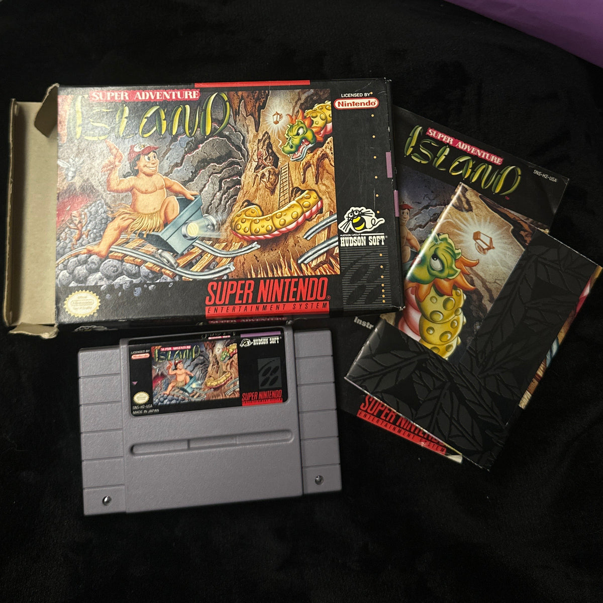 Super Adventure Island for Super Nintendo (CIB) front