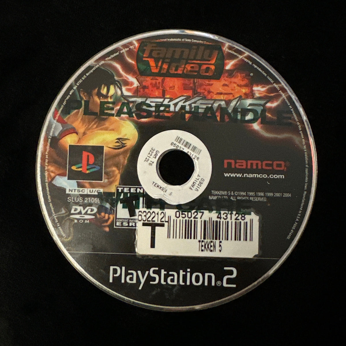 Tekken 5 for PS2 (loose disc)