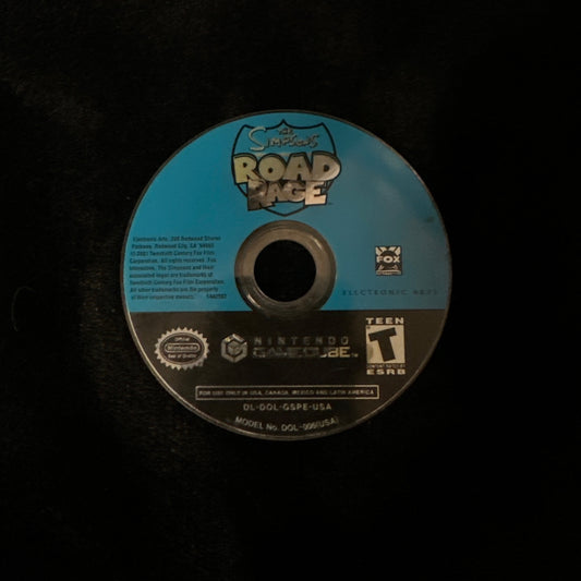 The Simpson Road Rage for GameCube (loose disc)