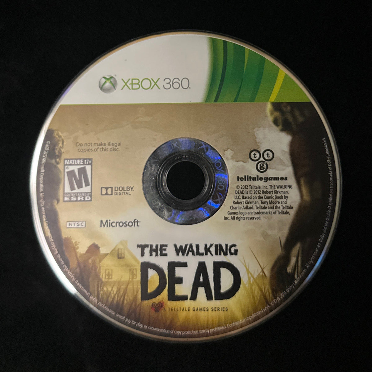 The Walking Dead: A Telltale Games Series for Xbox 360 (loose disc)
