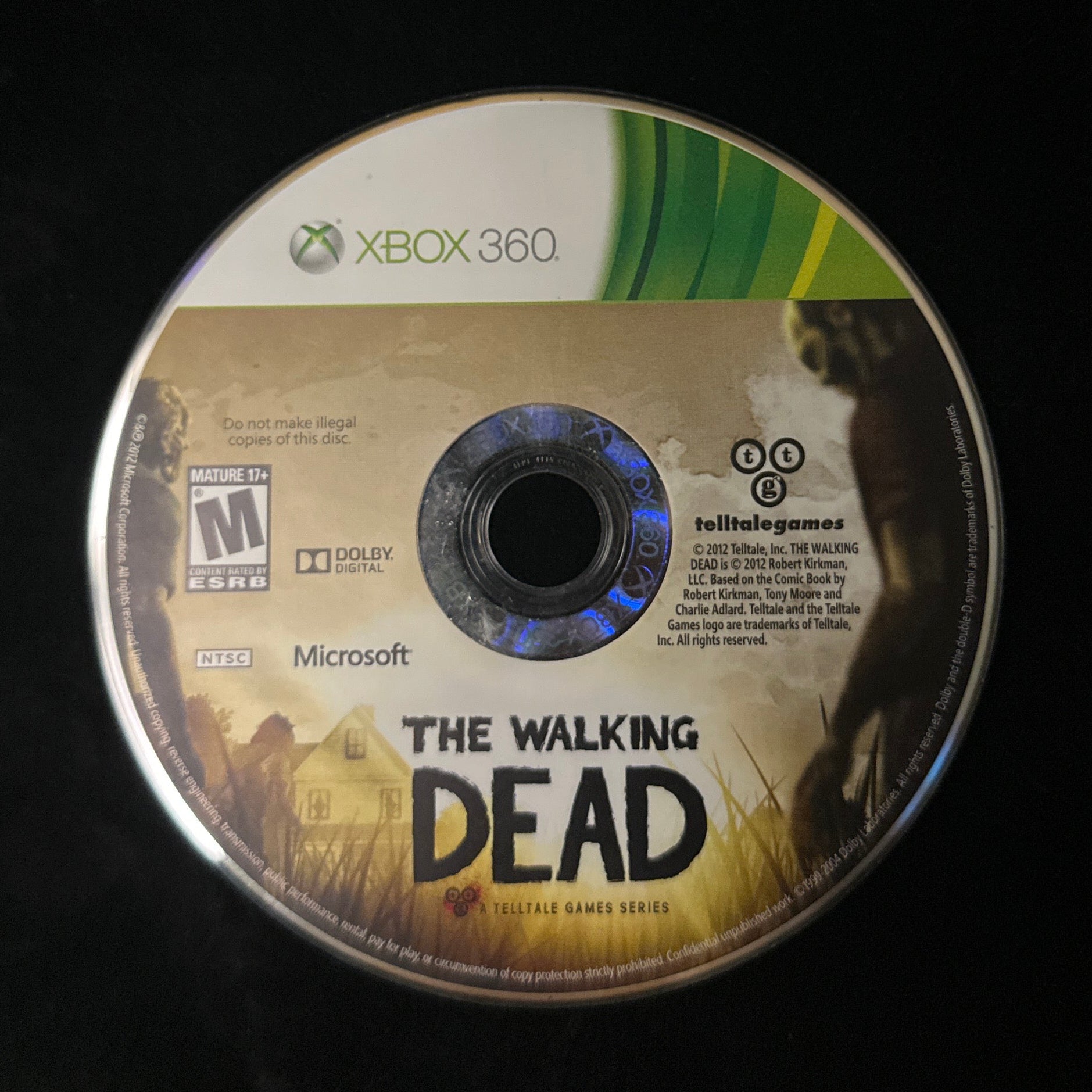The Walking Dead: A Telltale Games Series for Xbox 360 (loose disc)