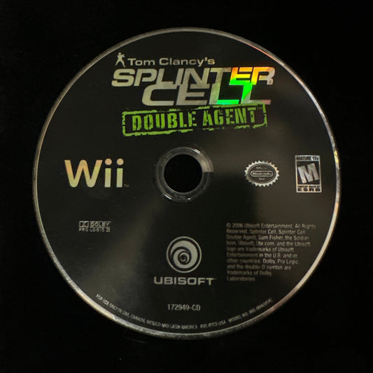 Tom Clancy’s Splinter Cell Double Agent for Wii (loose disc)
