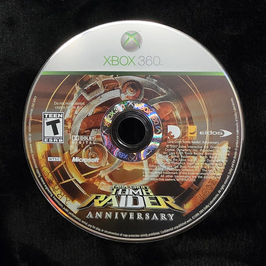 Tomb Raider Anniversary for Xbox 360 (loose disc)