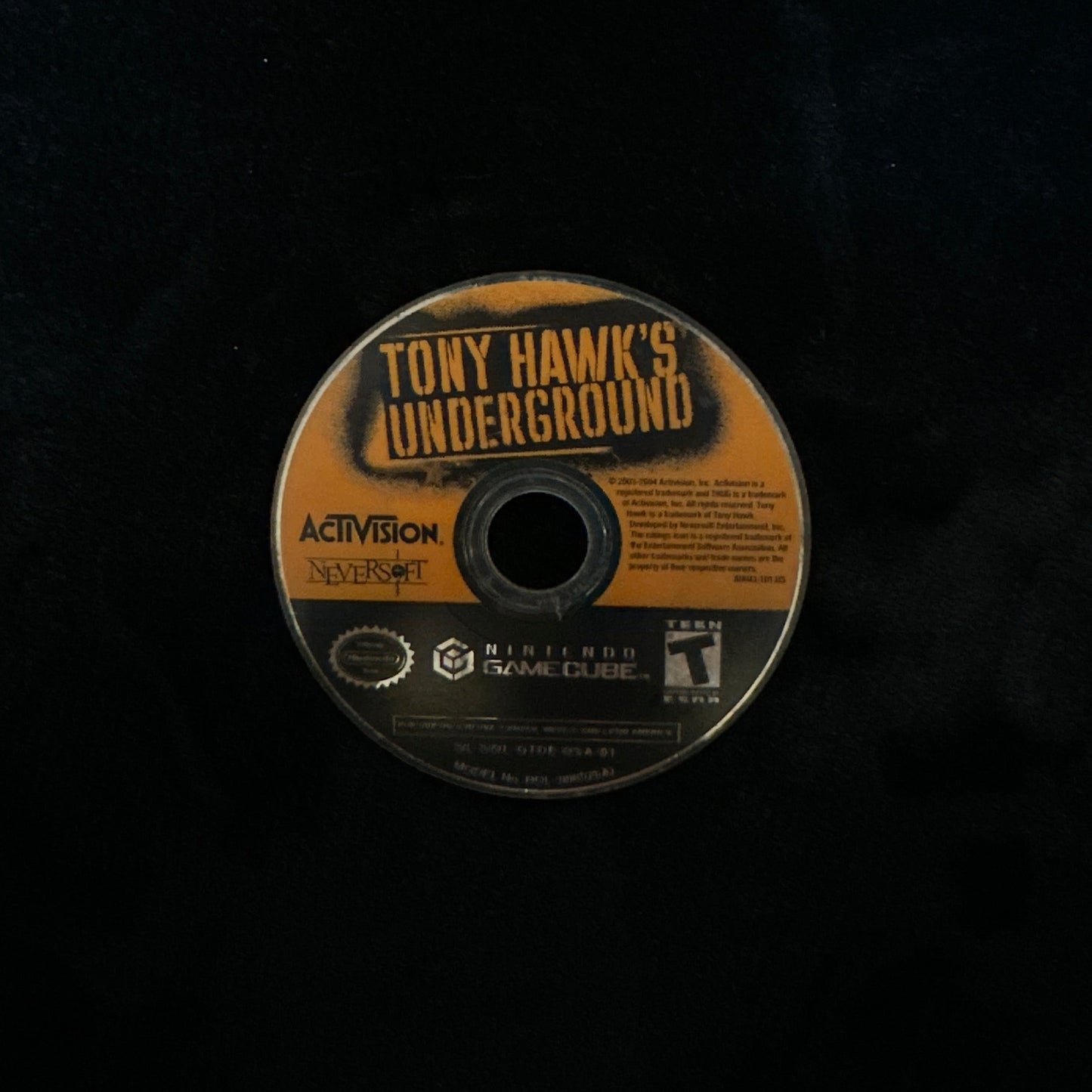 Tony Hawk’s Underground for Nintendo GameCube (loose disc)