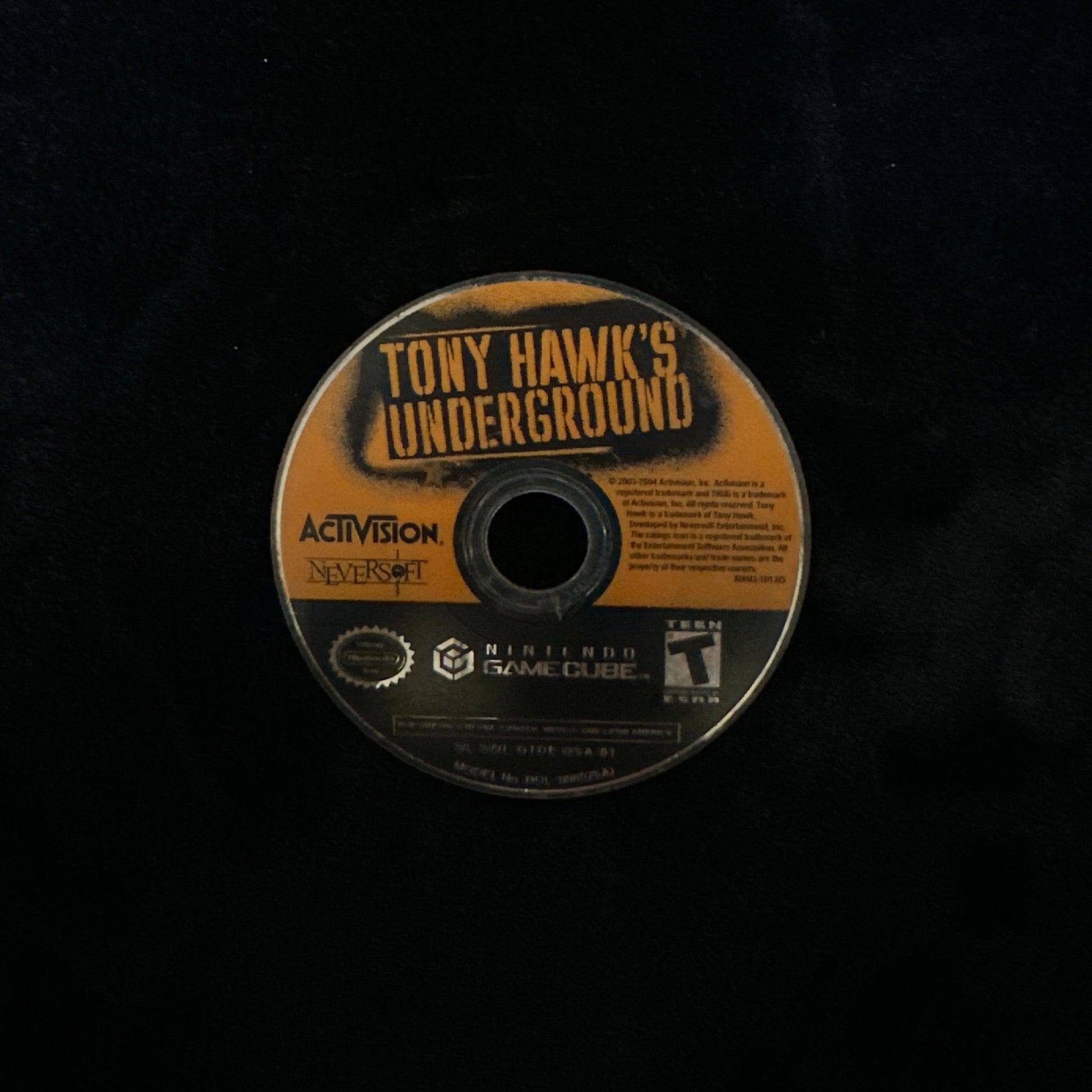 Tony Hawk’s Underground for Nintendo GameCube (loose disc)