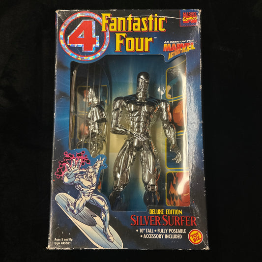 Toy Biz Marvel Fantastic Four Deluxe Edition Silver Surfer 10" Action Figure