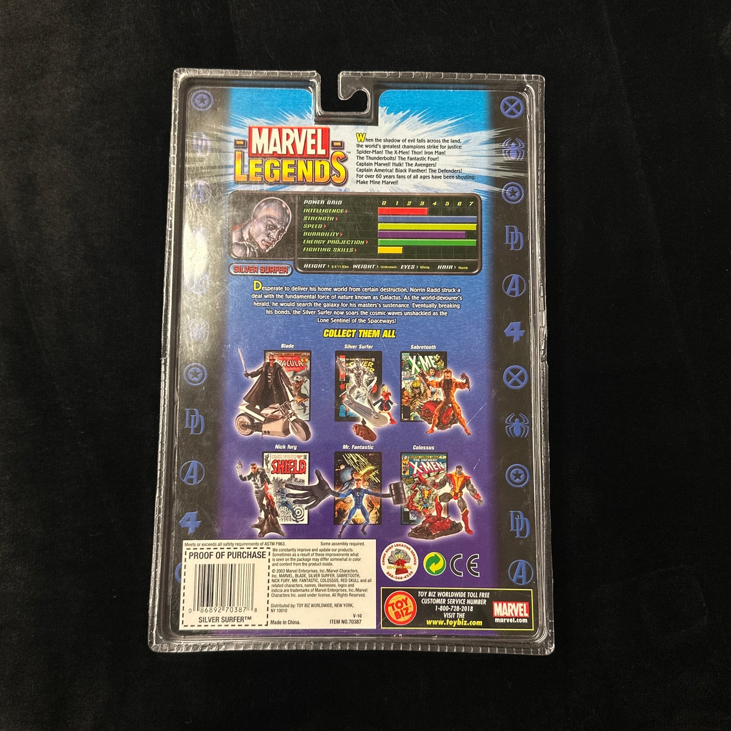 Toy Biz Marvel Legends Series 5 Silver Surfer Action Figure