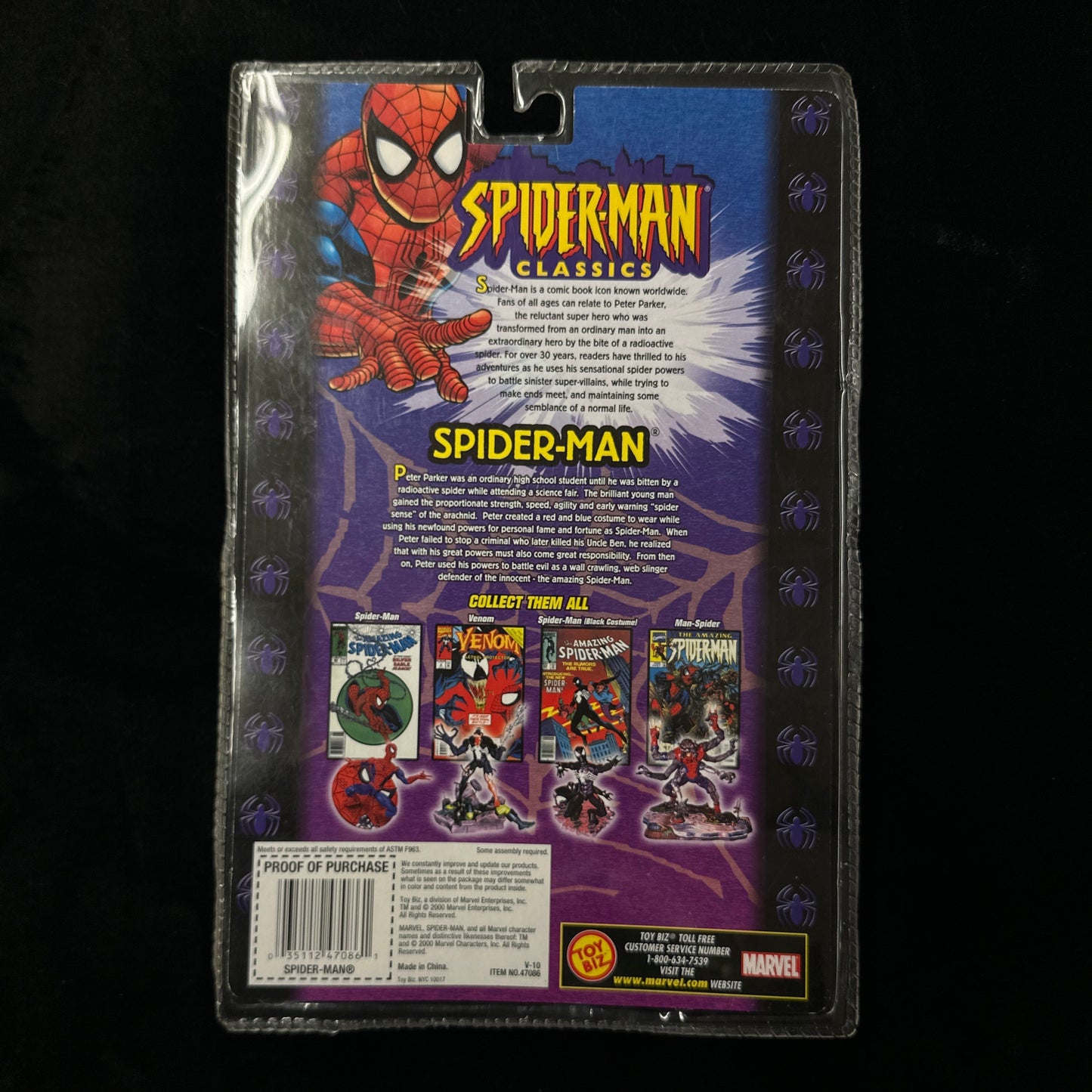 Toy Biz Marvel Spider-Man Classics 6" Action Figure