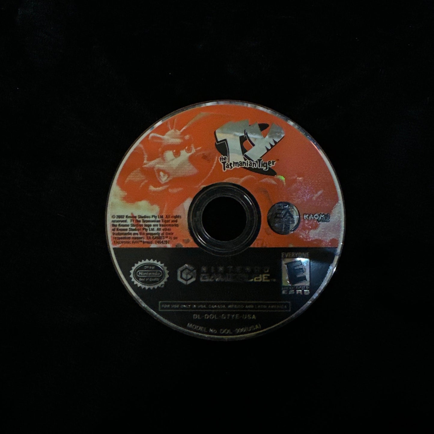 Ty The Tasmanian Tiger for Nintendo GameCube (loose disc)