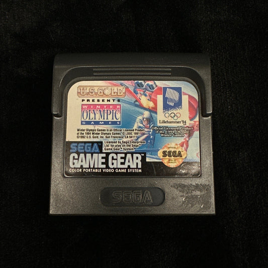 Sega Game Gear cartridge on a dark background