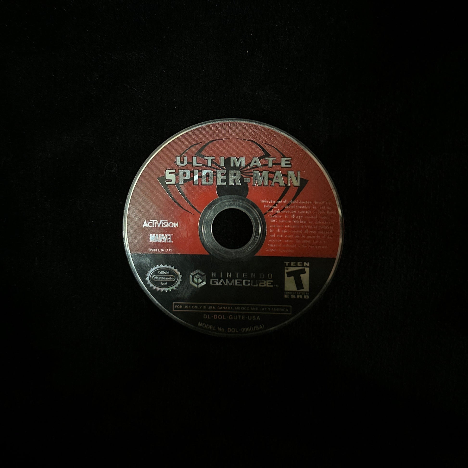 Ultimate Spider-Man for Nintendo GameCube (loose disc)