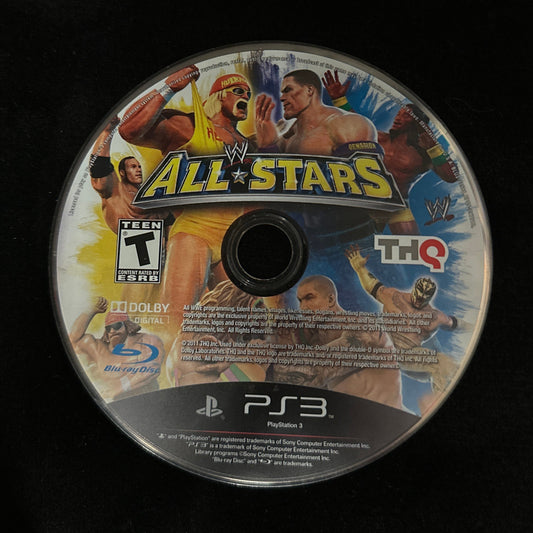 WWE All Stars for PS3 (loose disc)
