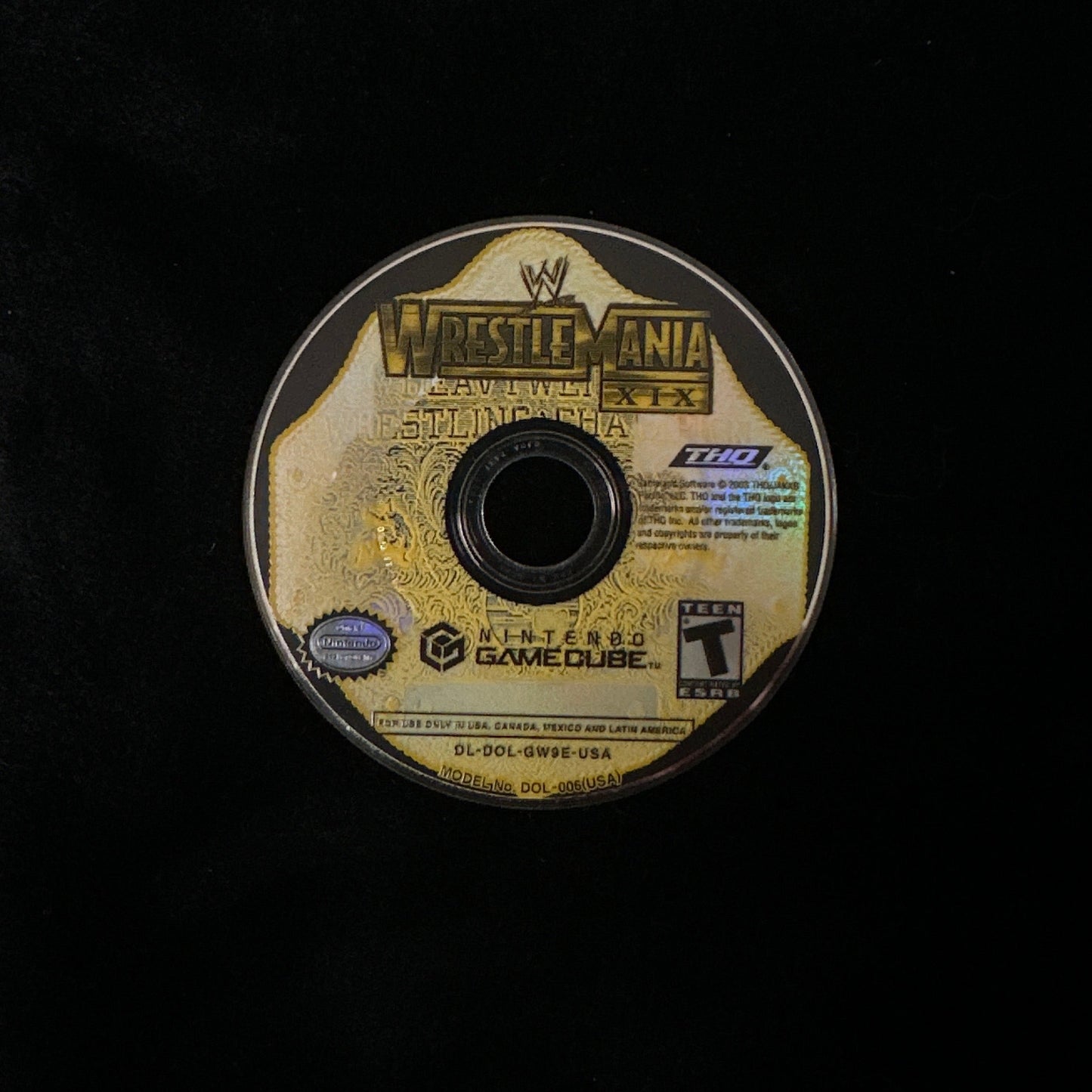 WWE Wrestlemania XIX for GameCube (loose disc)