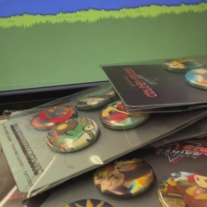 4-Pack of Character Button Pins